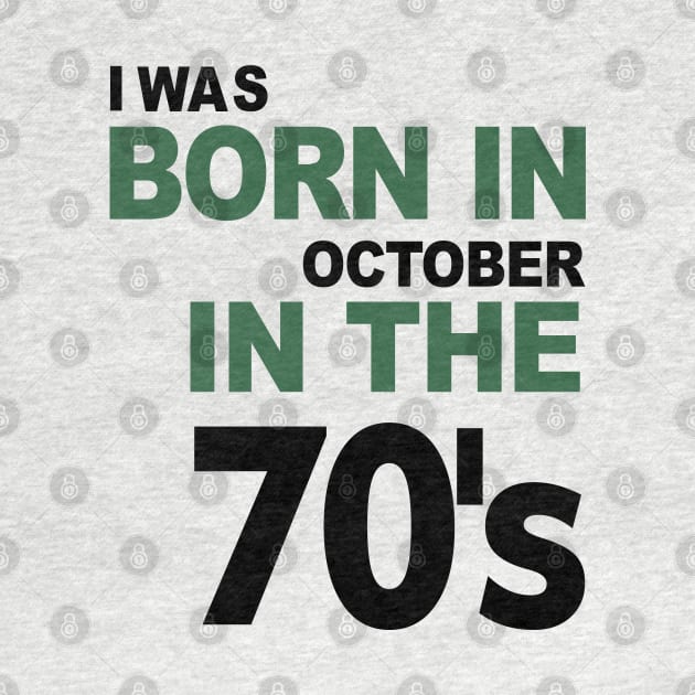 Born in October in the 70's by C_ceconello